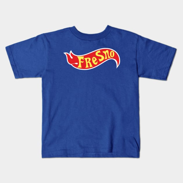 Hot Fresno Kids T-Shirt by beejay559